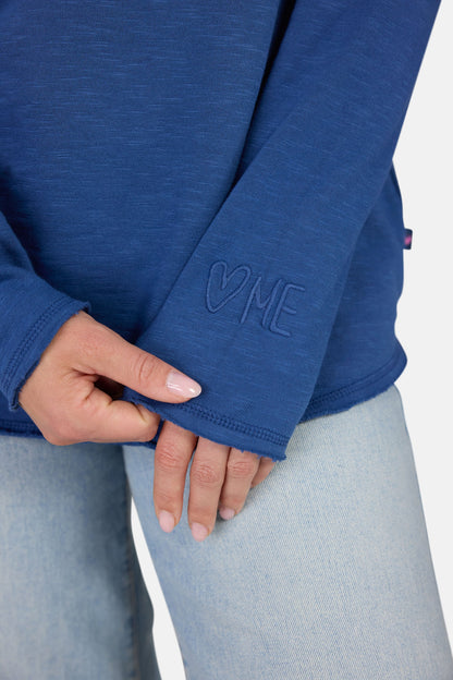 Sweatshirt "CathrinaEP" aus Baumwolle