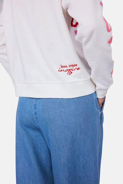 Sweater "CharlyL" aus Baumwolle