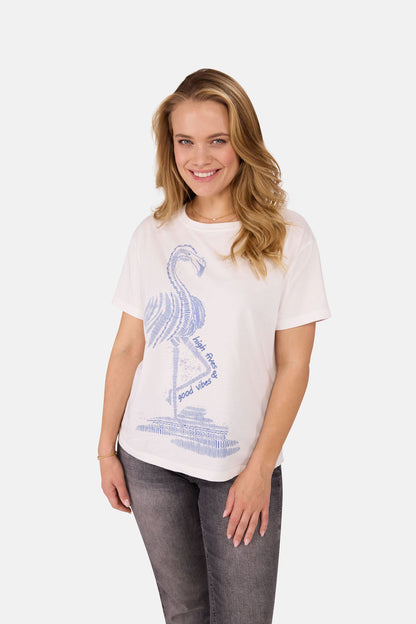 T-Shirt "DianeleL" aus Baumwolle