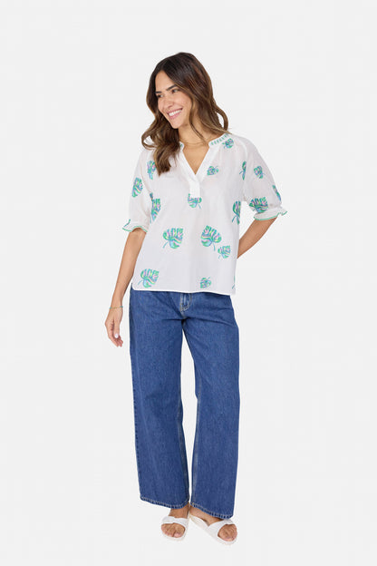 Bluse "RosulaL" aus Baumwolle
