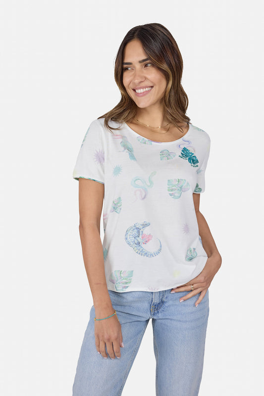 T-Shirt "CeliceL" aus Baumwolle