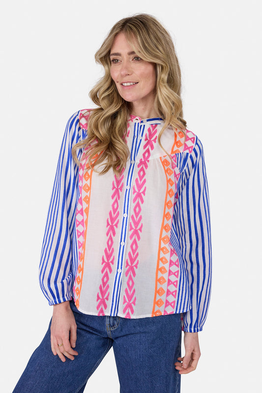 Bluse "KyraL" aus Baumwolle