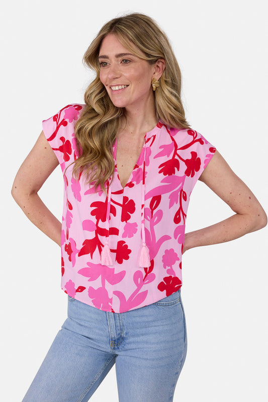 Bluse "KaleaL" aus Baumwolle