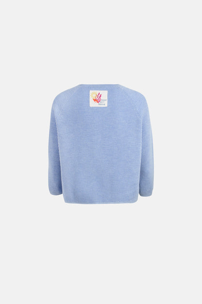 Strickjacke "AitanaL" mit Leinen