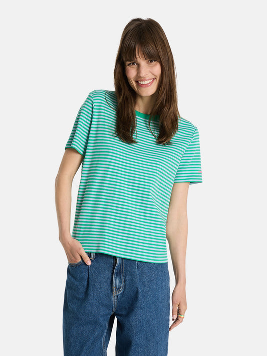T-Shirt "DafinaL" aus Baumwolle