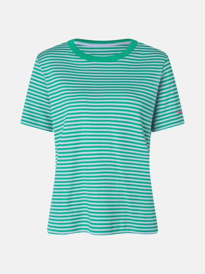 T-Shirt "DafinaL" aus Baumwolle