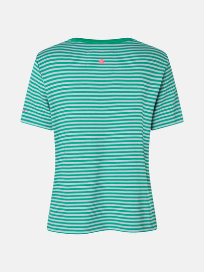 T-Shirt "DafinaL" aus Baumwolle