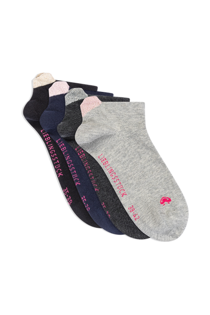 Lovely Socks - Sneaker-Socken - Box und Kulturtasche