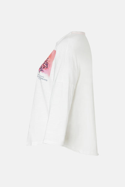 T-Shirt "CamillaL" aus Baumwolle