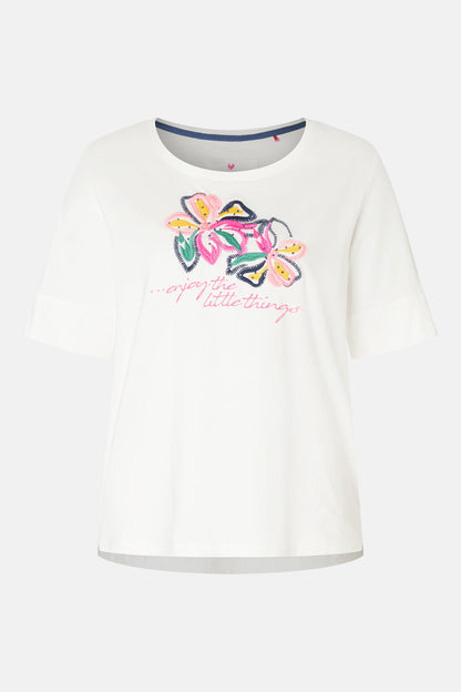 T-Shirt "DianeL" aus Baumwolle