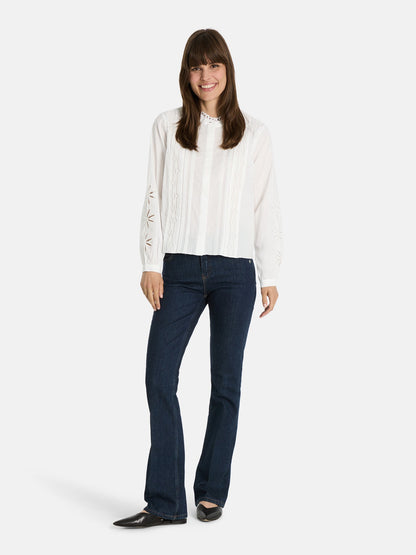 Bluse "EldridL" aus Baumwolle