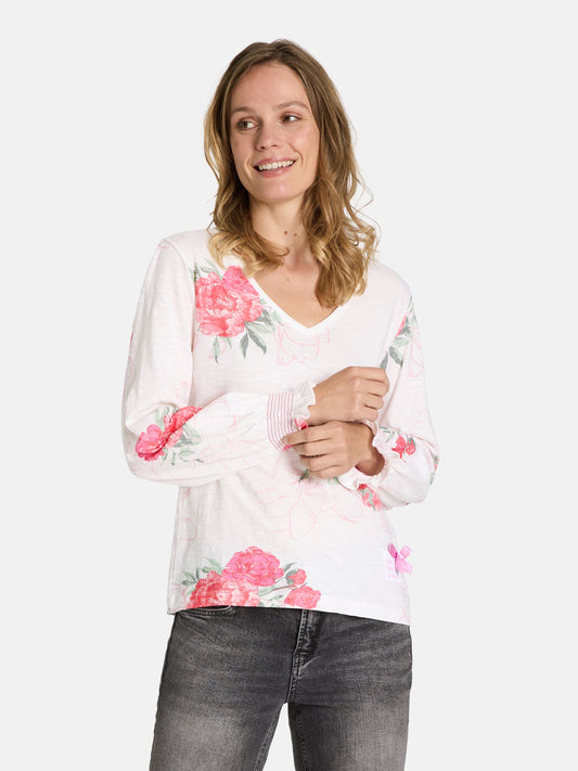 T-Shirt "LaurinaL" aus Baumwolle