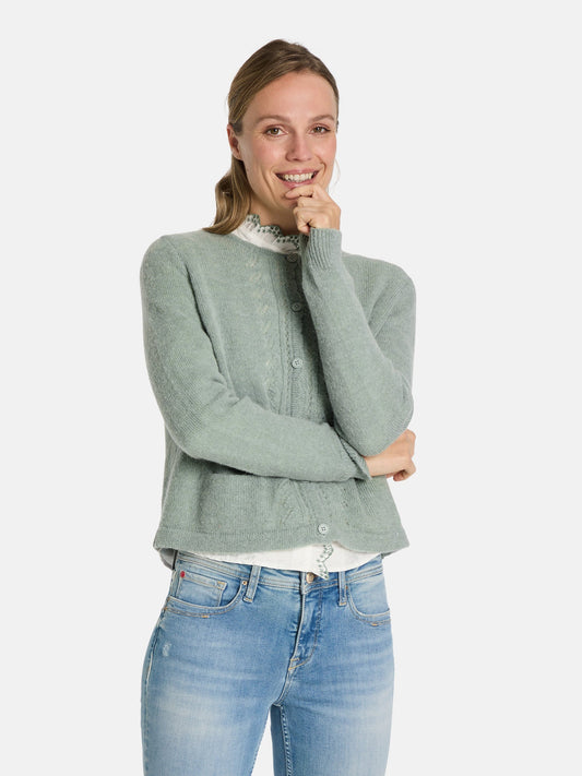 Strickjacke "ZdenkaL" mit Alpaka