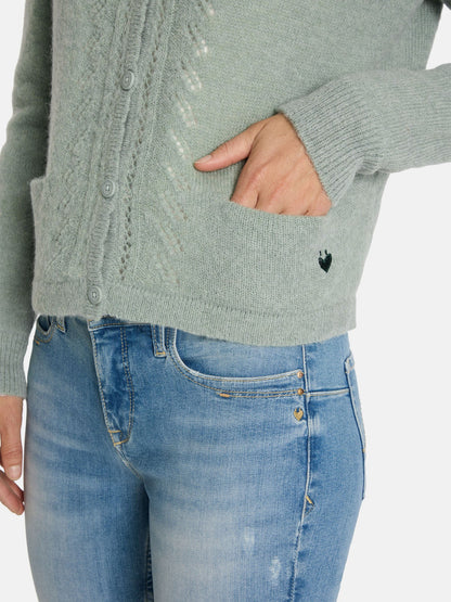 Strickjacke "ZdenkaL" mit Alpaka