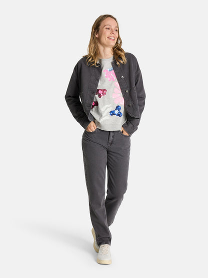 Jeansjacke "ChelseyL" aus Baumwollmix