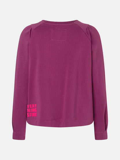 Sweatshirt "EmilyL" aus Baumwollmix