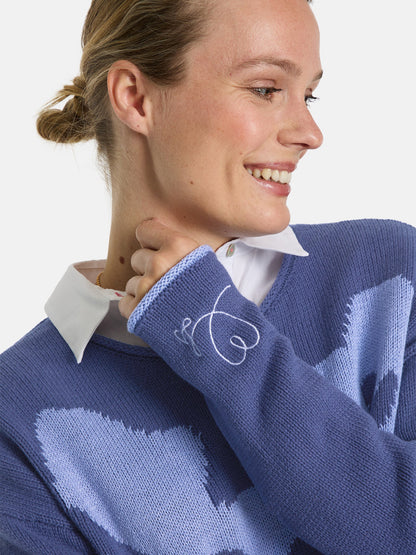 Pullover "SaraiL" aus Baumwollmix