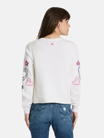 Pullover "DoritaL" aus Baumwollmix