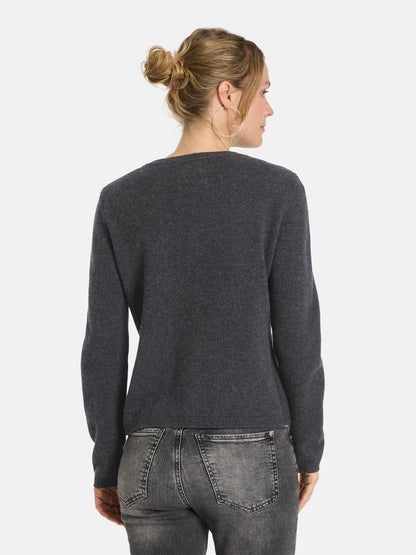 Strickjacke "BrilliL" aus Wollmix