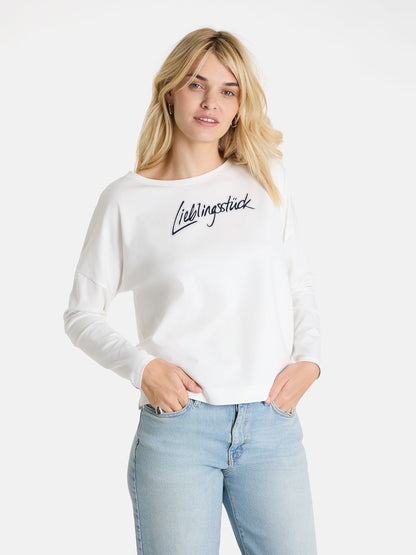 Sweatshirt "AadaL" aus Baumwollmix