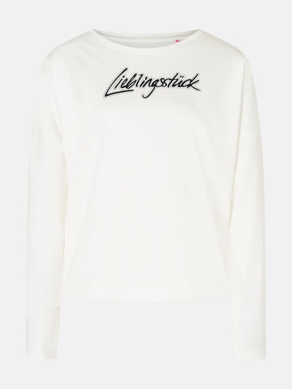 Sweatshirt "AadaL" aus Baumwollmix