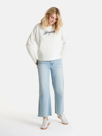 Sweatshirt "AadaL" aus Baumwollmix