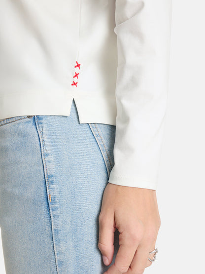 Sweatshirt "AadaL" aus Baumwollmix