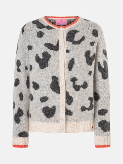 Strickjacke "AnninaL" mit Mohair