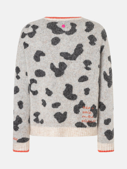 Strickjacke "AnninaL" mit Mohair