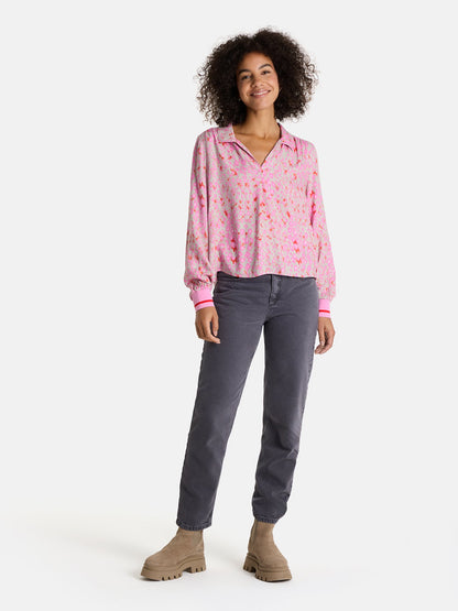 Bluse "EbonyL" aus Viskose