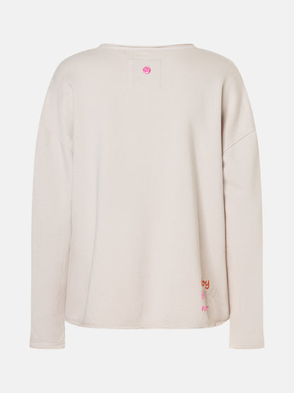 Sweatshirt "KarmellaL" aus Baumwolle