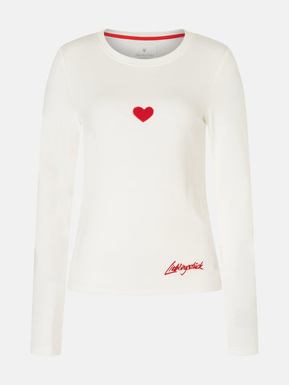 Langarmshirt "TaraL" aus Baumwollmix