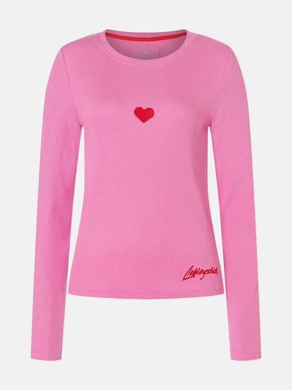 Langarmshirt "TaraL" aus Baumwollmix